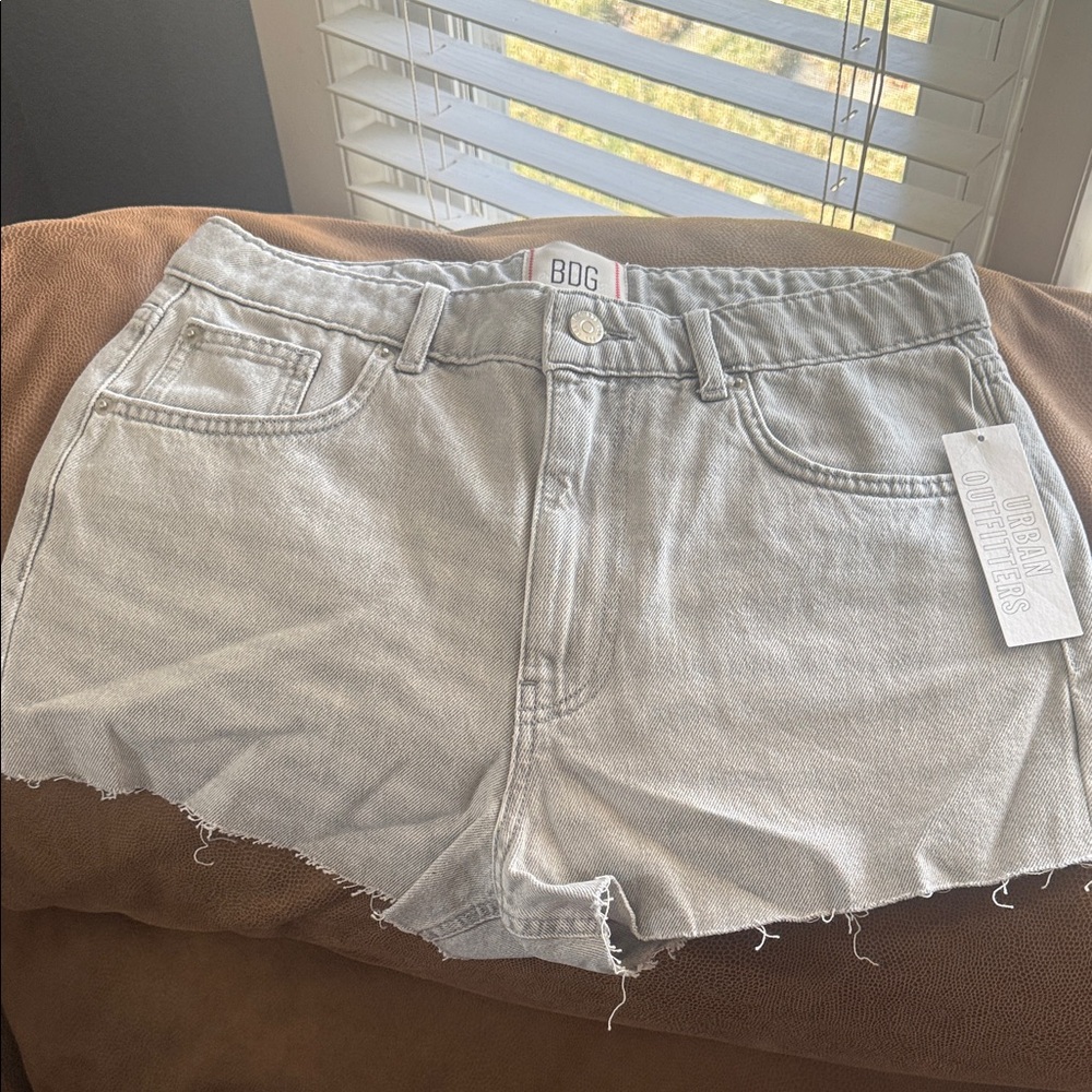 BDG Light Gray Jean Shorts NWT!!